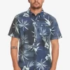 Mens Quiksilver Shirts & Polos | Fade Out Short Sleeve Shirt