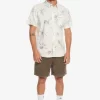 Mens Quiksilver Shirts & Polos | Fade Out Short Sleeve Shirt