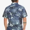 Mens Quiksilver Shirts & Polos | Fade Out Short Sleeve Shirt