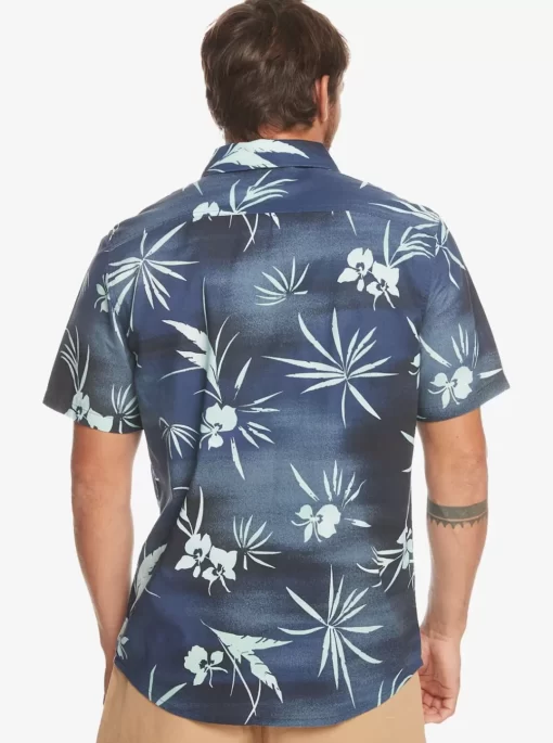 Mens Quiksilver Shirts & Polos | Fade Out Short Sleeve Shirt