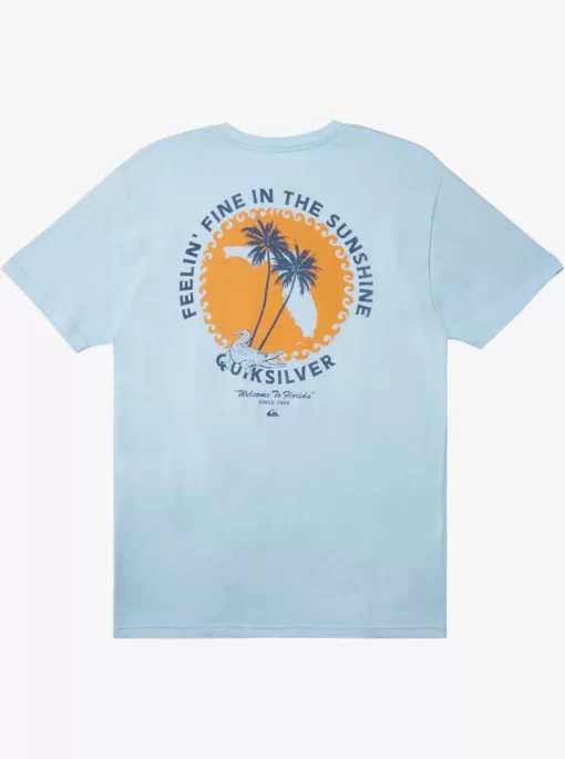 Mens Quiksilver Tees | Fl In The Sunshine T-Shirt