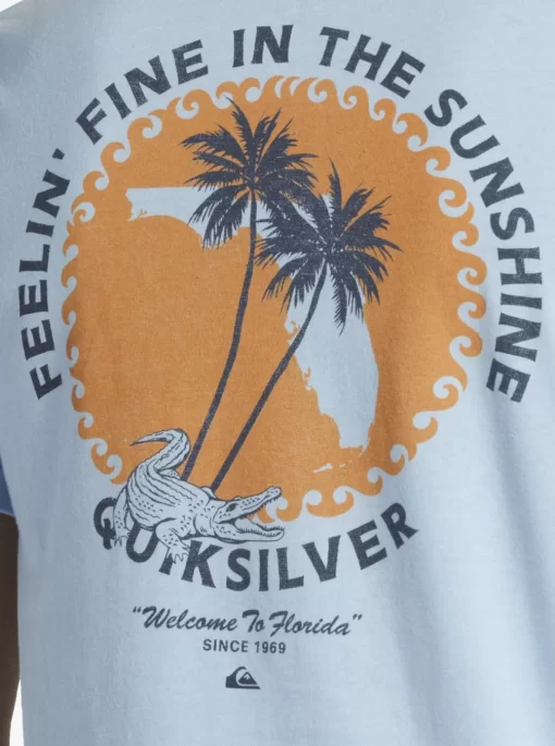 Mens Quiksilver Tees | Fl In The Sunshine T-Shirt