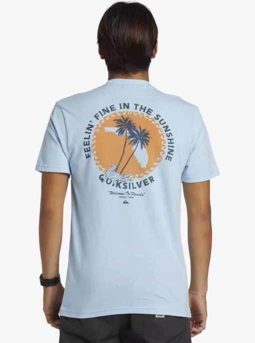 Mens Quiksilver Tees | Fl In The Sunshine T-Shirt