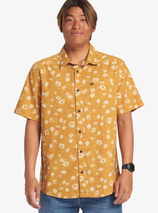 Mens Quiksilver Shirts & Polos | Future Hippie Short Sleeve Woven Shirt
