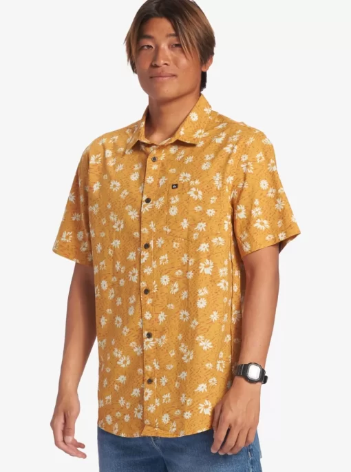 Mens Quiksilver Shirts & Polos | Future Hippie Short Sleeve Woven Shirt