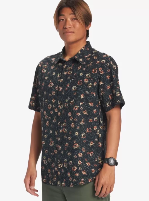 Mens Quiksilver Shirts & Polos | Future Hippie Short Sleeve Woven Shirt