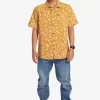 Mens Quiksilver Shirts & Polos | Future Hippie Short Sleeve Woven Shirt