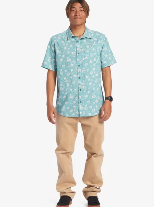 Mens Quiksilver Shirts & Polos | Future Hippie Short Sleeve Woven Shirt
