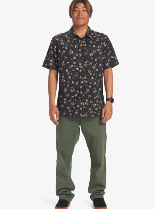 Mens Quiksilver Shirts & Polos | Future Hippie Short Sleeve Woven Shirt