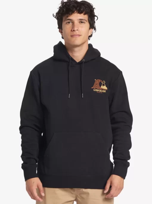 Mens Quiksilver Shirts & Polos | Generator Pullover Fleece Crew Neck Sweatshirt