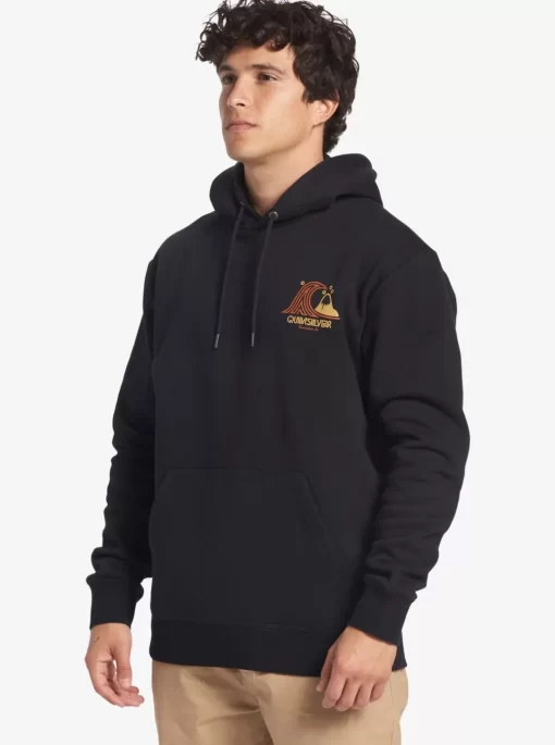 Mens Quiksilver Shirts & Polos | Generator Pullover Fleece Crew Neck Sweatshirt