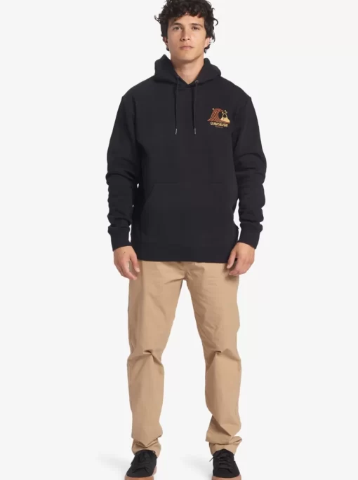 Mens Quiksilver Shirts & Polos | Generator Pullover Fleece Crew Neck Sweatshirt