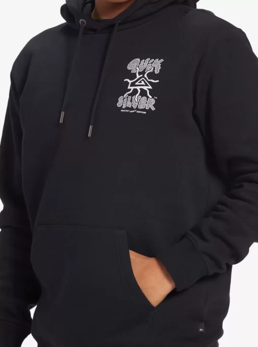 Mens Quiksilver Shirts & Polos | Global Force Fleece Crew Neck Sweatshirt