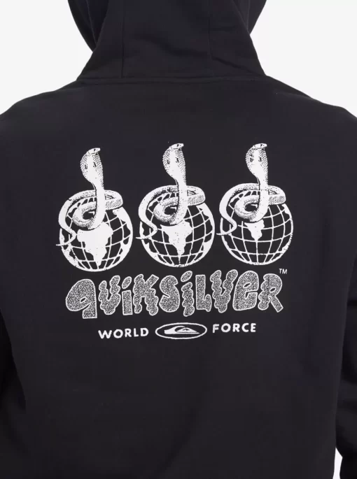 Mens Quiksilver Shirts & Polos | Global Force Fleece Crew Neck Sweatshirt