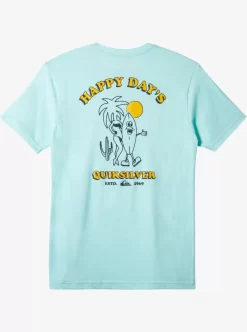 Mens Quiksilver Tees | Happy Days Mod T-Shirt