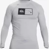 Mens Quiksilver Rashguards | Hawaii Double Down Upf 50 Long Sleeve Surf Tee