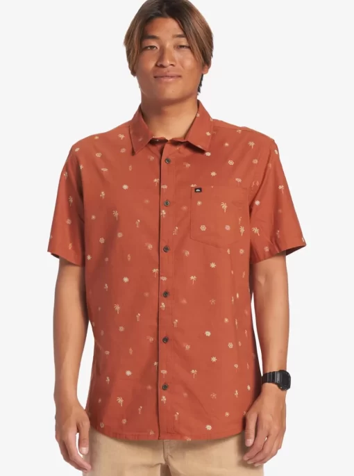 Mens Quiksilver Shirts & Polos | Heat Wave Short Sleeve Woven Shirt