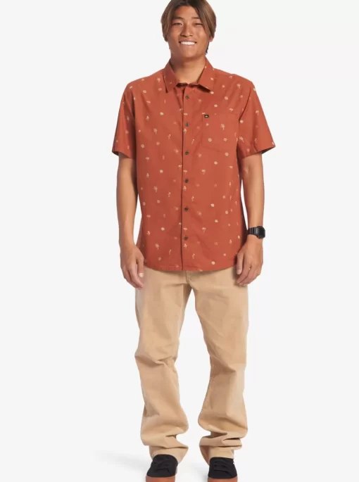 Mens Quiksilver Shirts & Polos | Heat Wave Short Sleeve Woven Shirt