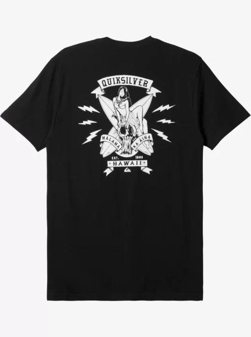 Mens Quiksilver Tees | Hi Flirting With Danger T-Shirt