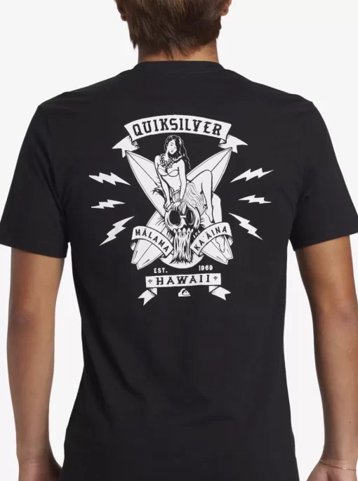 Mens Quiksilver Tees | Hi Flirting With Danger T-Shirt