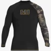 Mens Quiksilver Rashguards | Hi Island Rush Long Sleeve Upf 50 Rashguard