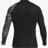 Mens Quiksilver Rashguards | Hi Island Rush Long Sleeve Upf 50 Rashguard