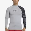 Mens Quiksilver Rashguards | Hi Island Rush Long Sleeve Upf 50 Rashguard