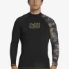 Mens Quiksilver Rashguards | Hi Island Rush Long Sleeve Upf 50 Rashguard