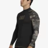 Mens Quiksilver Rashguards | Hi Island Rush Long Sleeve Upf 50 Rashguard