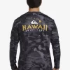 Mens Quiksilver Rashguards | Hi Royalty Surf Long Sleeve Upf 50 Surf T-Shirt