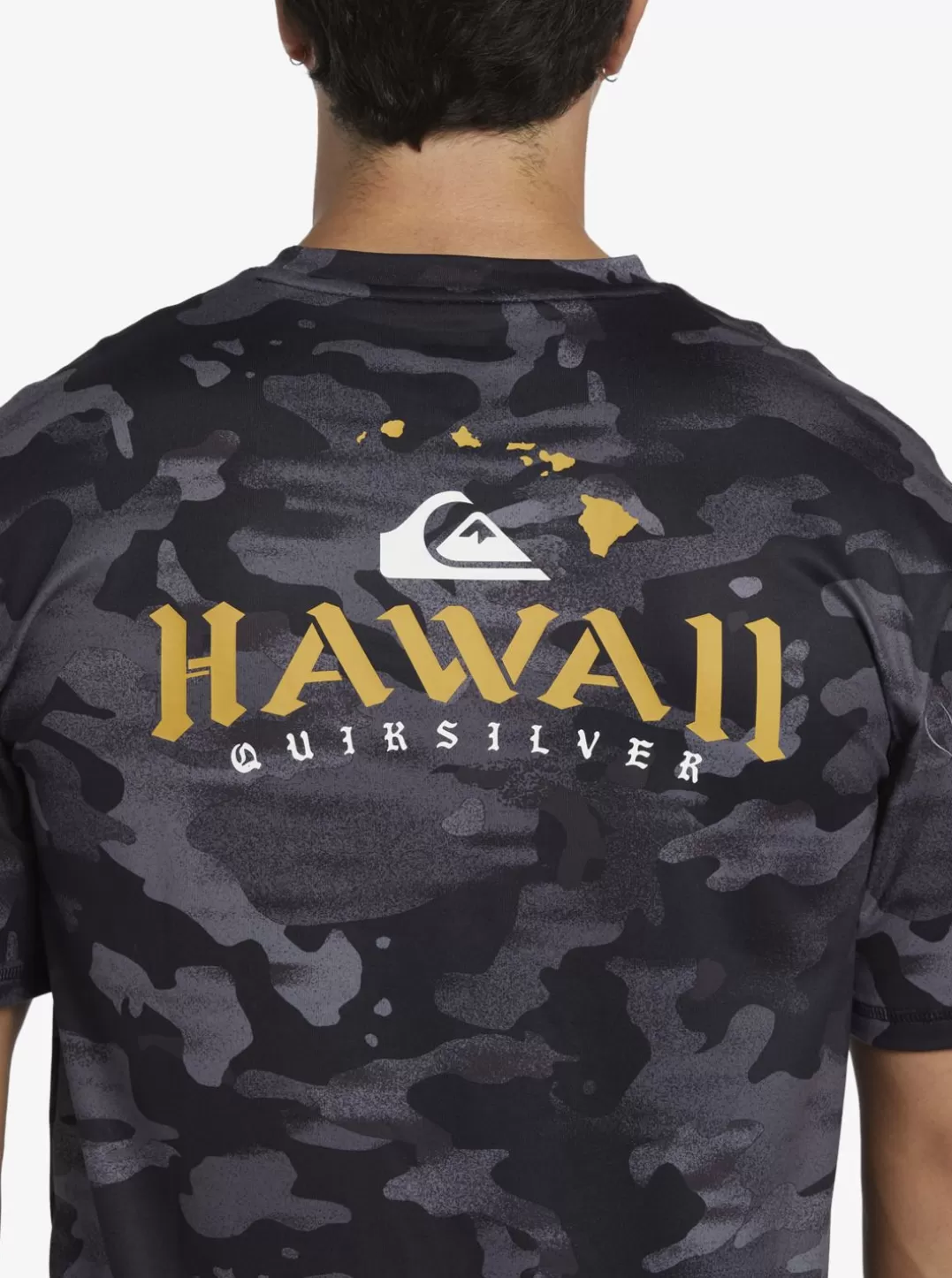 Mens Quiksilver Rashguards | Hi Royalty Surf Short Sleeve Upf 50 Surf T-Shirt