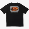 Mens Quiksilver Tees | Honeycomb Short Sleeve Stn T-Shirt