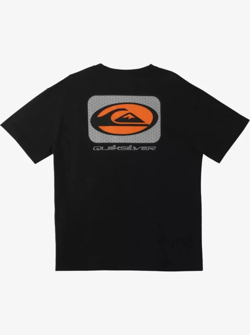Mens Quiksilver Tees | Honeycomb Short Sleeve Stn T-Shirt
