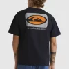 Mens Quiksilver Tees | Honeycomb Short Sleeve Stn T-Shirt