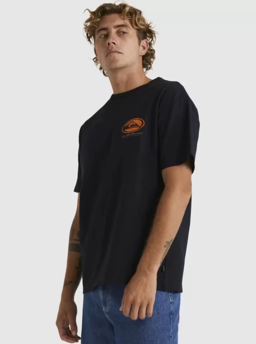 Mens Quiksilver Tees | Honeycomb Short Sleeve Stn T-Shirt