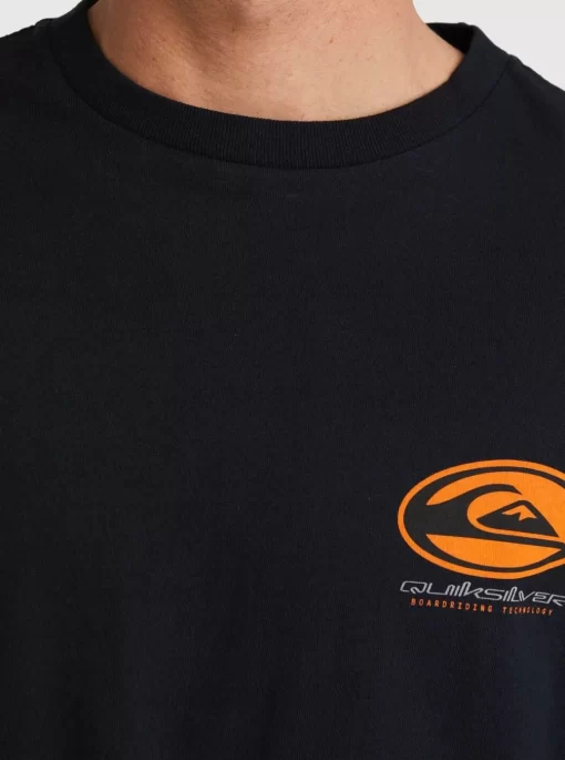 Mens Quiksilver Tees | Honeycomb Short Sleeve Stn T-Shirt