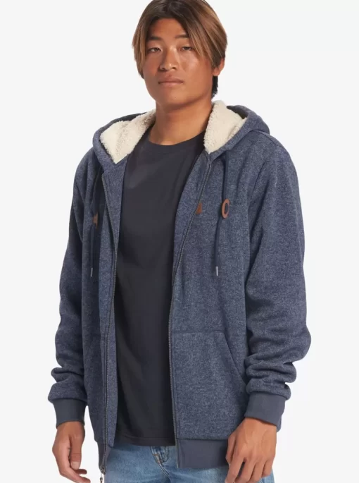 Mens Quiksilver Shirts & Polos | Keller Zip-Up Hoodie