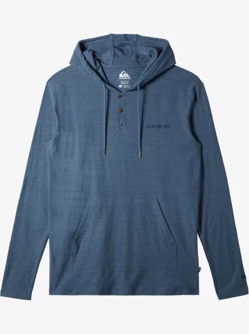 Mens Quiksilver Tees | Kentin Long Sleeves Hooded T-Shirt
