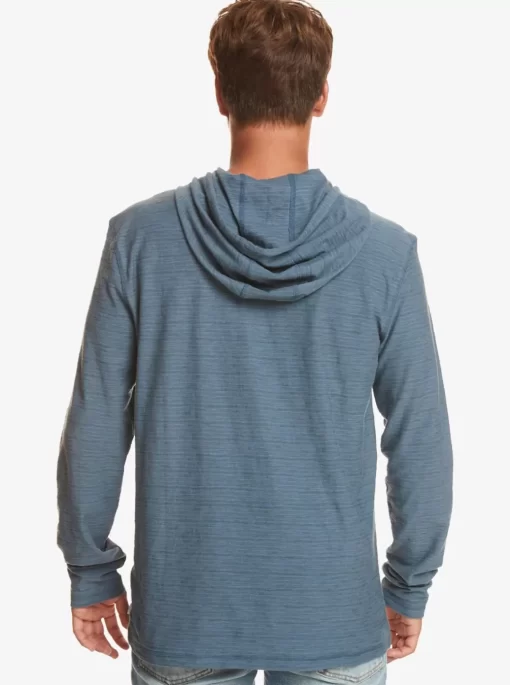 Mens Quiksilver Tees | Kentin Long Sleeves Hooded T-Shirt