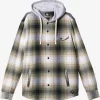 Mens Quiksilver Shirts & Polos | Kinloss Long Sleeve Hooded Shirt
