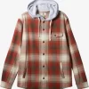 Mens Quiksilver Shirts & Polos | Kinloss Long Sleeve Hooded Shirt
