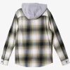 Mens Quiksilver Shirts & Polos | Kinloss Long Sleeve Hooded Shirt