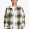 Mens Quiksilver Shirts & Polos | Kinloss Long Sleeve Hooded Shirt
