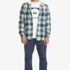 Mens Quiksilver Shirts & Polos | Kinloss Long Sleeve Hooded Shirt