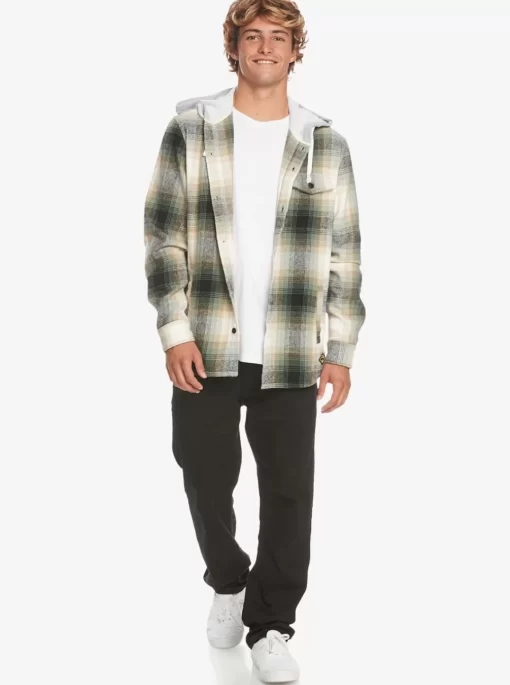 Mens Quiksilver Shirts & Polos | Kinloss Long Sleeve Hooded Shirt