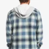 Mens Quiksilver Shirts & Polos | Kinloss Long Sleeve Hooded Shirt