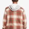 Mens Quiksilver Shirts & Polos | Kinloss Long Sleeve Hooded Shirt