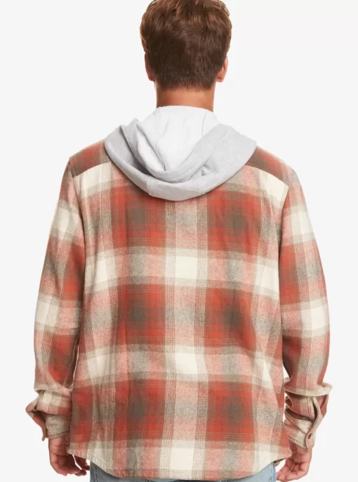 Mens Quiksilver Shirts & Polos | Kinloss Long Sleeve Hooded Shirt
