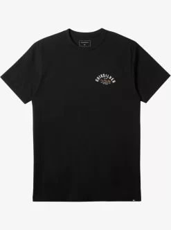 Mens Quiksilver Tees | Logo Lockup T-Shirt