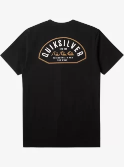 Mens Quiksilver Tees | Logo Lockup T-Shirt